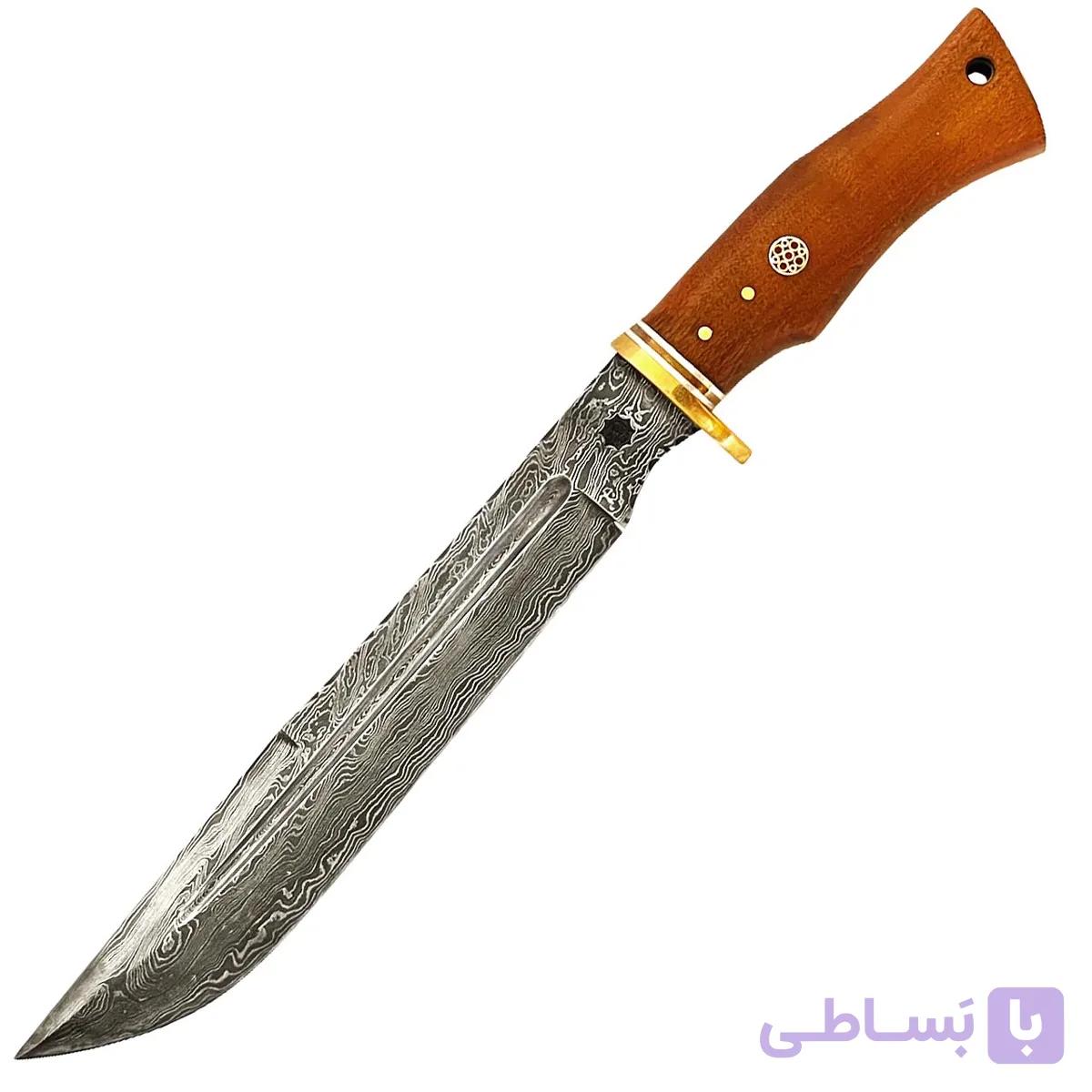 چاقو طبیعت گردی کلکسیونی دمشقی مدل Fortis — تصویر 1