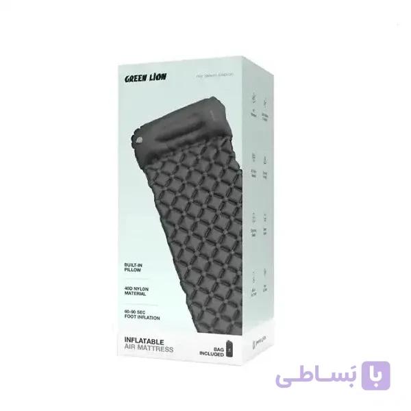 تشک بادی مسافرتی یک نفره گرین لاین مدل GREEN LION GM-180 GNINFARMTSBK — تصویر 1
