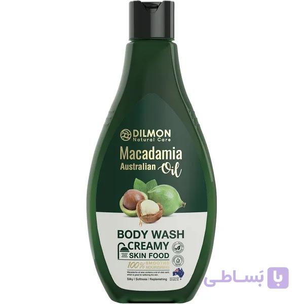 شامپو بدن دیلمون مدل Macadamia حجم 415 میلی لیتر