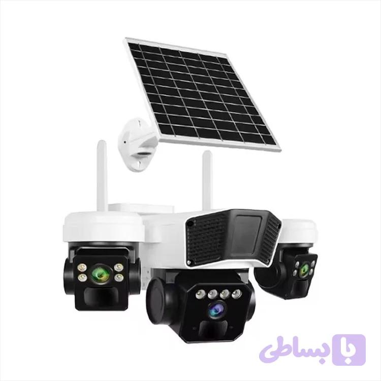دوربین مداربسته تحت شبکه مدل خورشیدی سه لنز TL3 همراه رم 128 گیگابایت توشیبا — تصویر 1