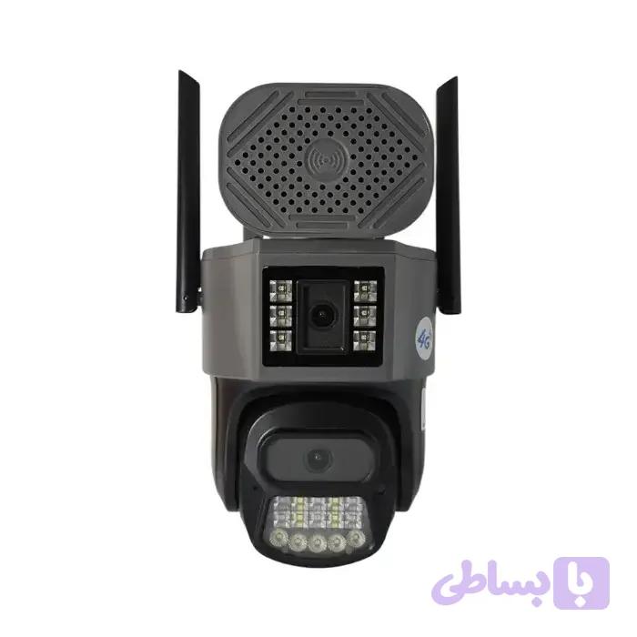 دوربین امنیتی دو لنز سیمکارتی 4G مدل P19 (چرخشی و ثابت)