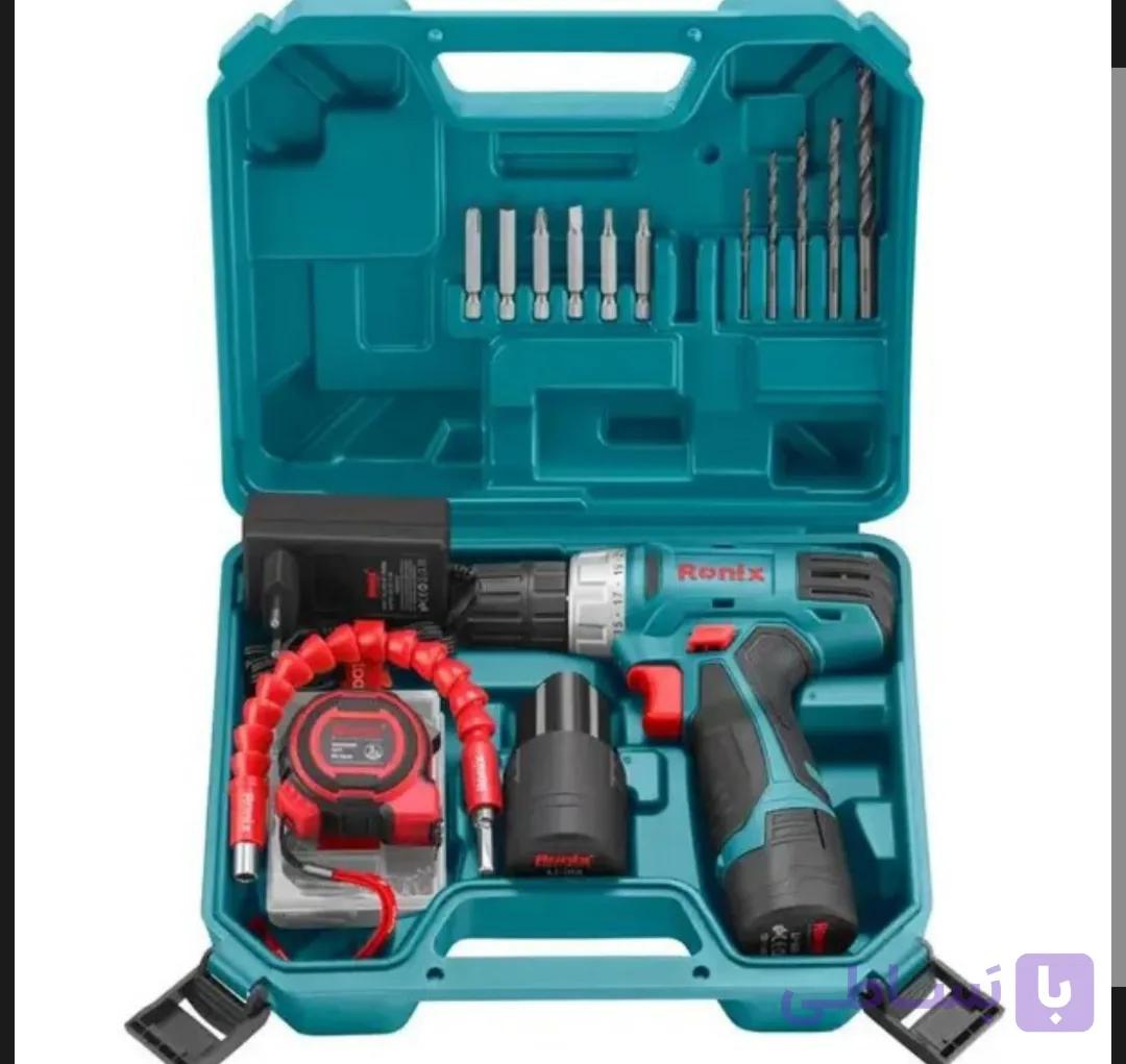کیت دریل شارژی رونیکس مدل RS-8012