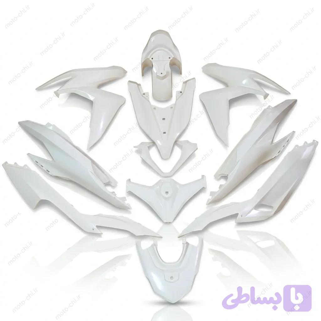 فلاپ کامل طرح کلیک رنگ سفید جنس وارداتی اعلا