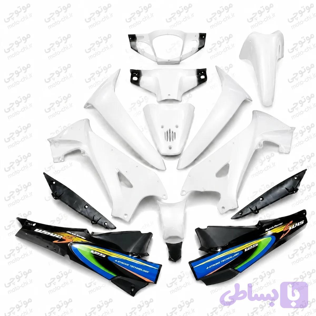 فلاپ ویو 125رنگ سفید براق خاص — تصویر 1