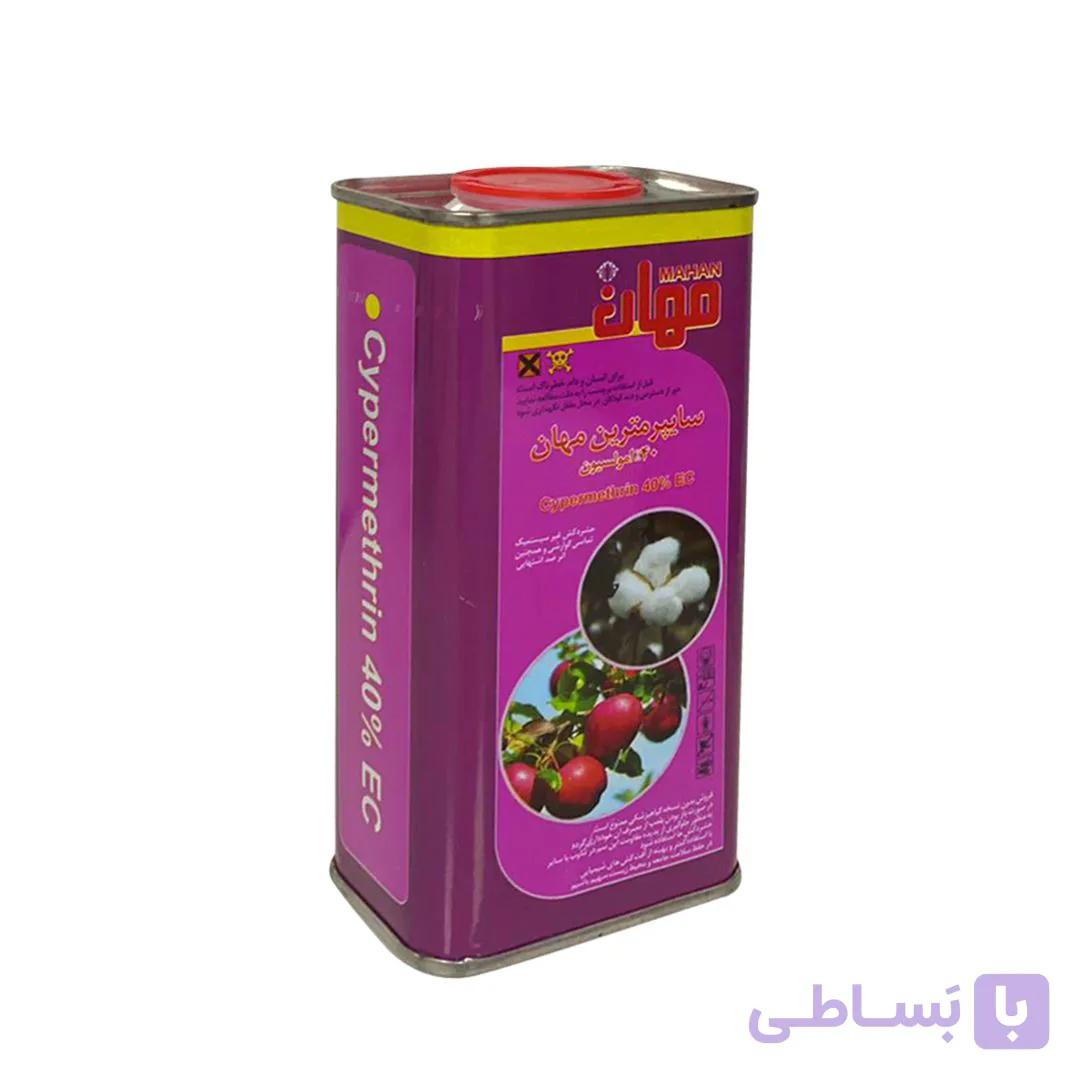 سایپرمترین 40% EC d نیم لیتری شرکت مهان