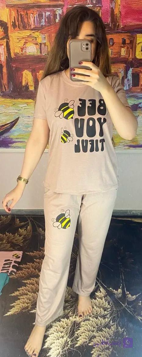 ست تیشرت شلوار زنبور🐝