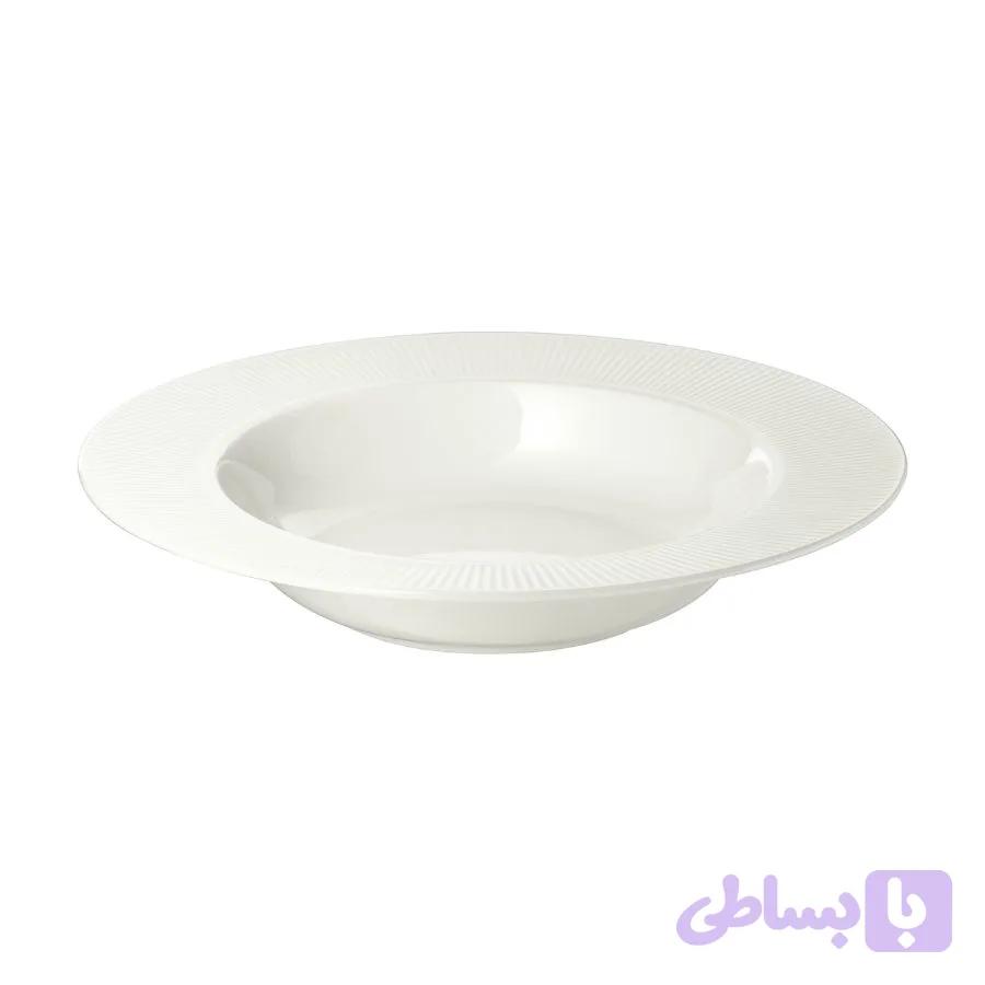 بشقاب خورشت خوری شیاردار ایکیا مدل IKEA OFANTLIGT — تصویر 1