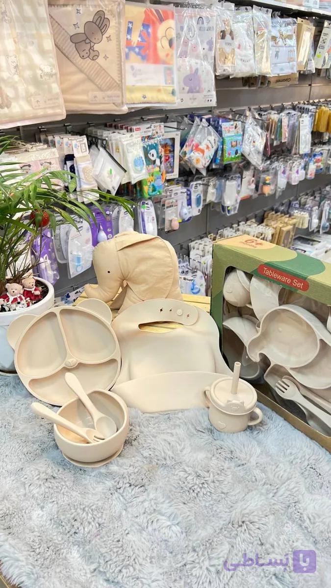 ست ظرف غذای سیلیکونی کودک 7 تکه تیبل ور Table wear — تصویر 1
