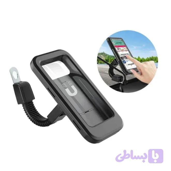 هولدر موبایل موتور و دوچرخه ضدآب با چرخش 360درجه مدل M3B — تصویر 1
