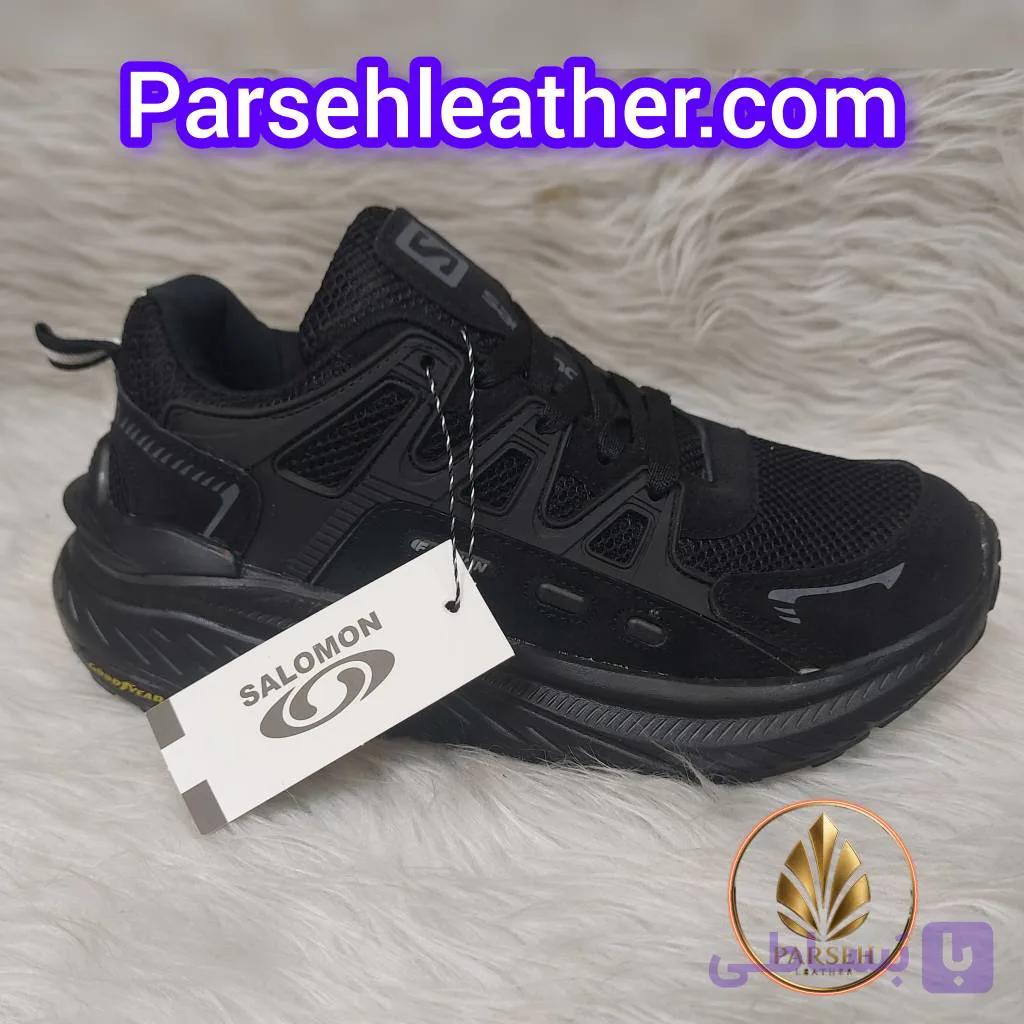 کتونی سالامون مردانه (جدیدترین کتونی ورزشی سالامون مردانه) برند چرم پارسه مدل PL6S- کتونی پیاده روی سالامون شیک مخصوص آقایان ورزشکار و خوش استایل — تصویر 1