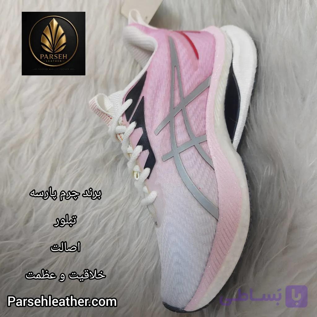 کتونی اسیکس زنانه و مردانه (جدیدترین کتونی زنانه) مدل PL-AS1| کفش اسپرت و روزمره با طراحی حرفه‌ای و استایل مدرن — تصویر 1