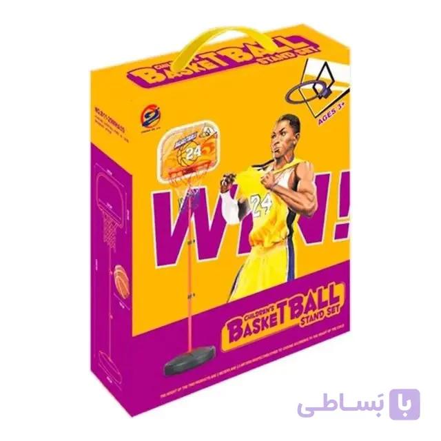 بسکتبال فلزی با پایه  ارتفاع 120CM — تصویر 1