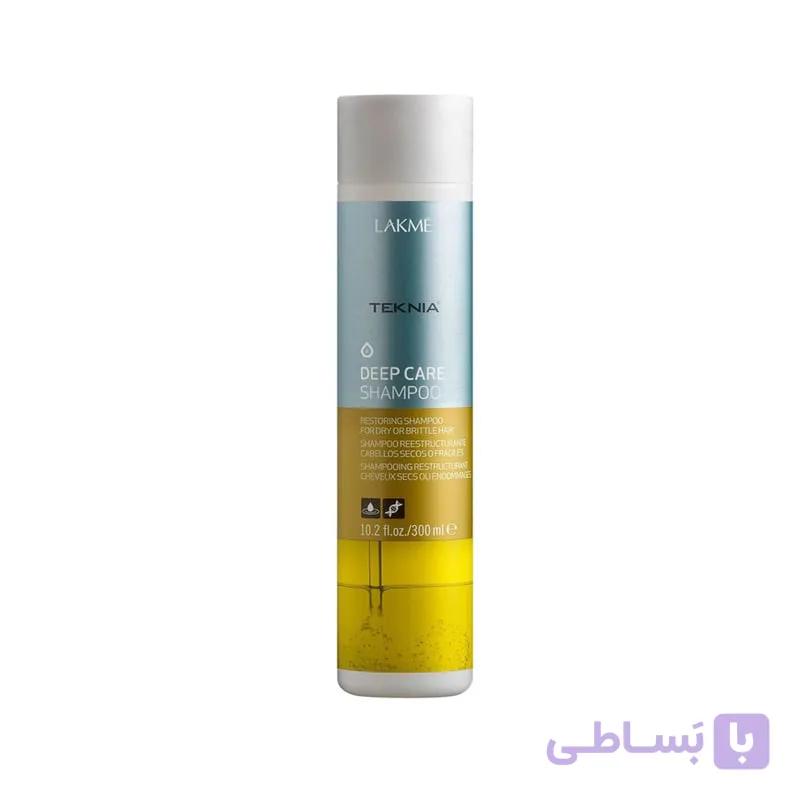 شامپو ری استراکچرینگ مو تکنیا لاکمه Lakme Teknia Deep Care Shampoo 300ml