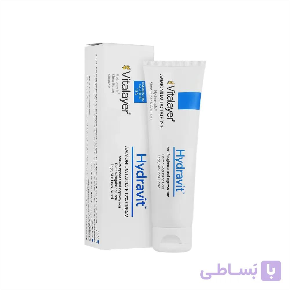 کرم مرطوب کننده قوی آمونیوم لاکتات هیدراویت ویتالیر 100ml 12%