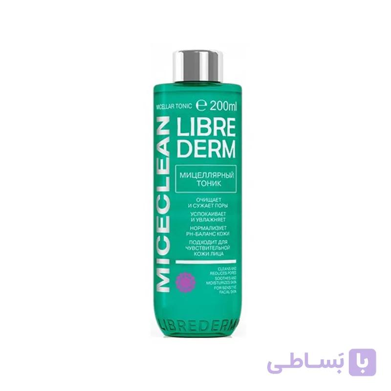 میسلار تونیک پاک کننده آرایش فاقد الکل میسکلین لیبریدرم (کد 48) LIBREDERM Miceclean Micellar Tonic 200ml