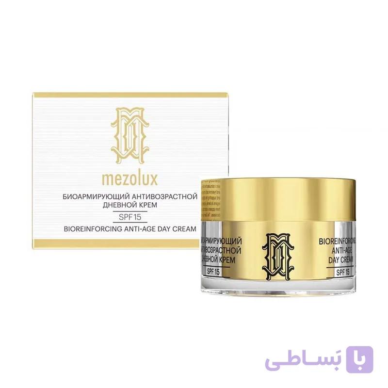 کرم روز ضد پیری و ضد چروک مزولوکس لیبریدرم SPF15 (کد 30) LIBREDERM Mezulux Bioreinforcing Anti Age Day Cream 50ml