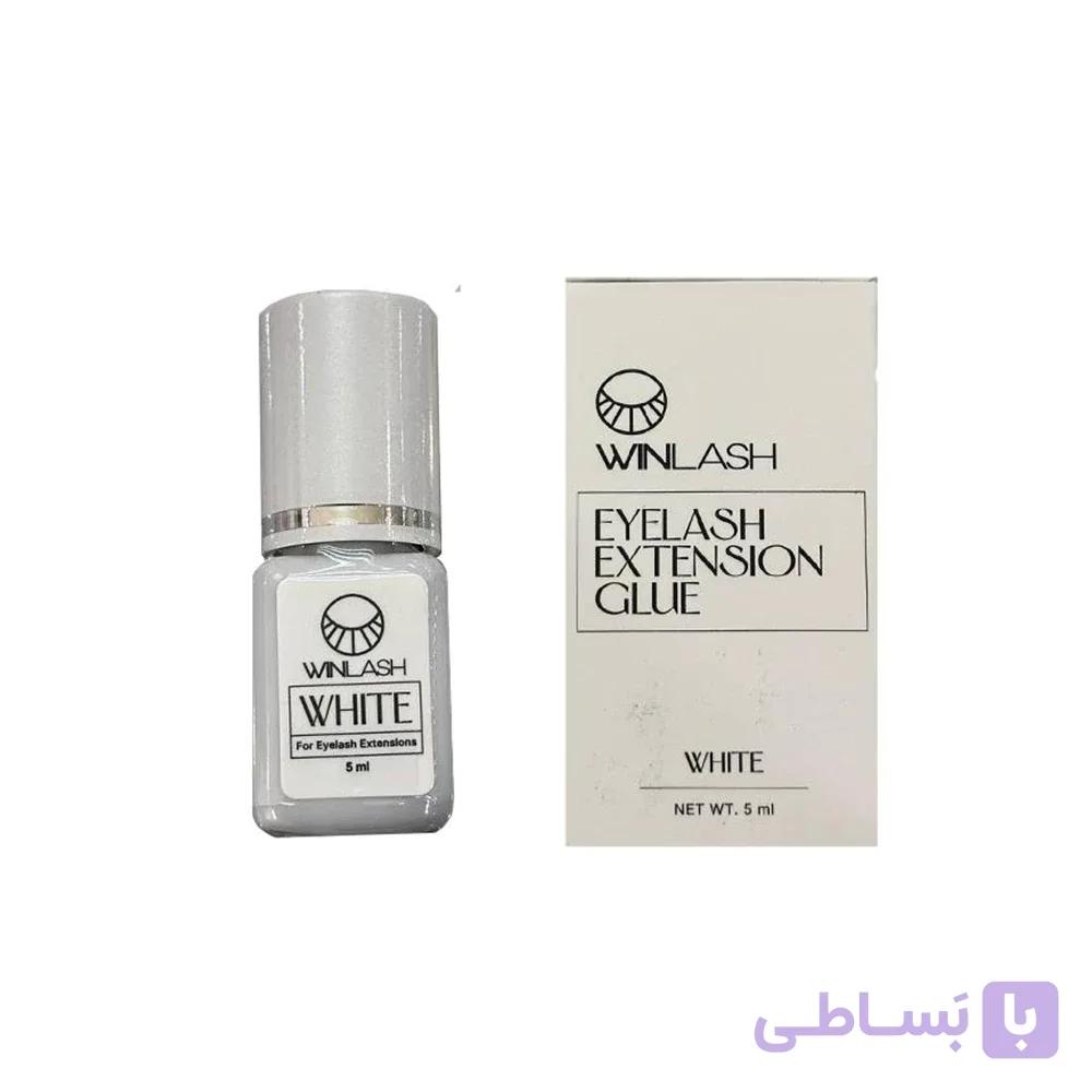 وین لش چسب کاشت مژه نیم ثانیه سفید WHITE 3ml
