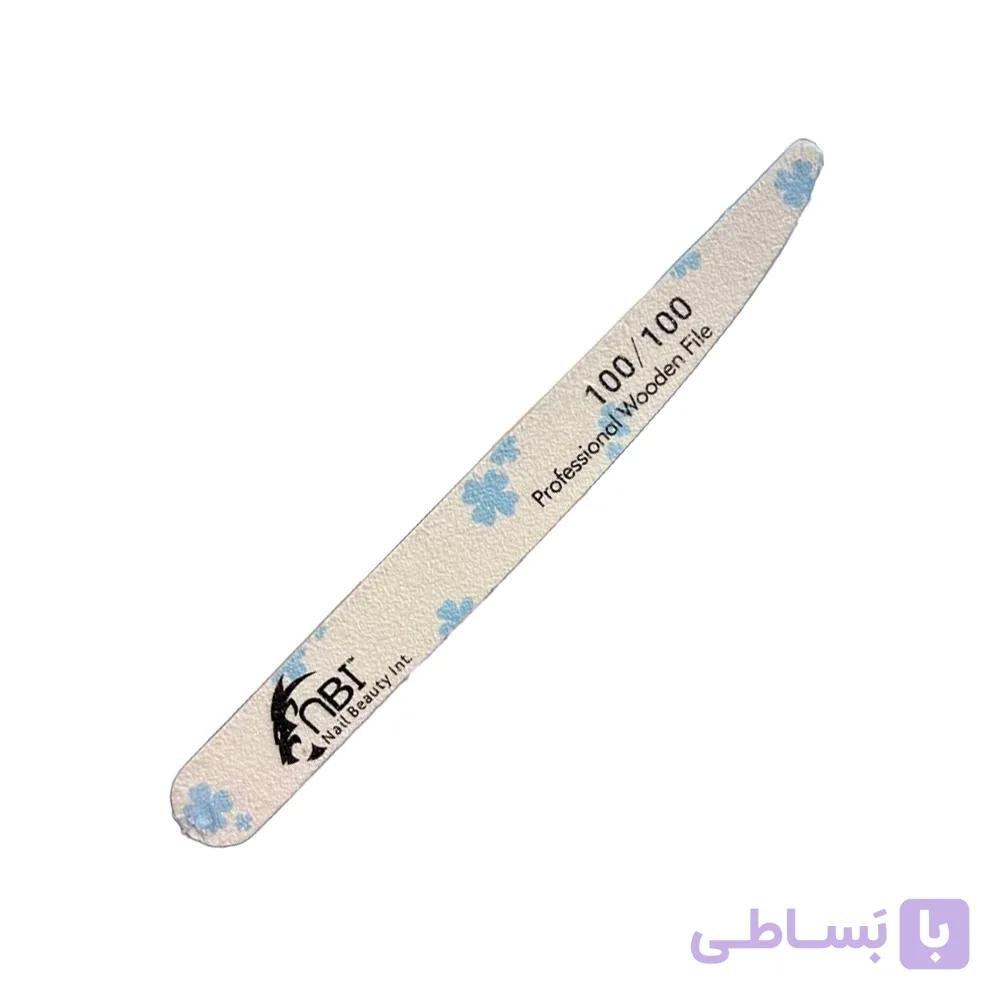 ان بی آی سوهان چوبی سرگرد ژل مانیکور ناخن 100/100 — تصویر 1