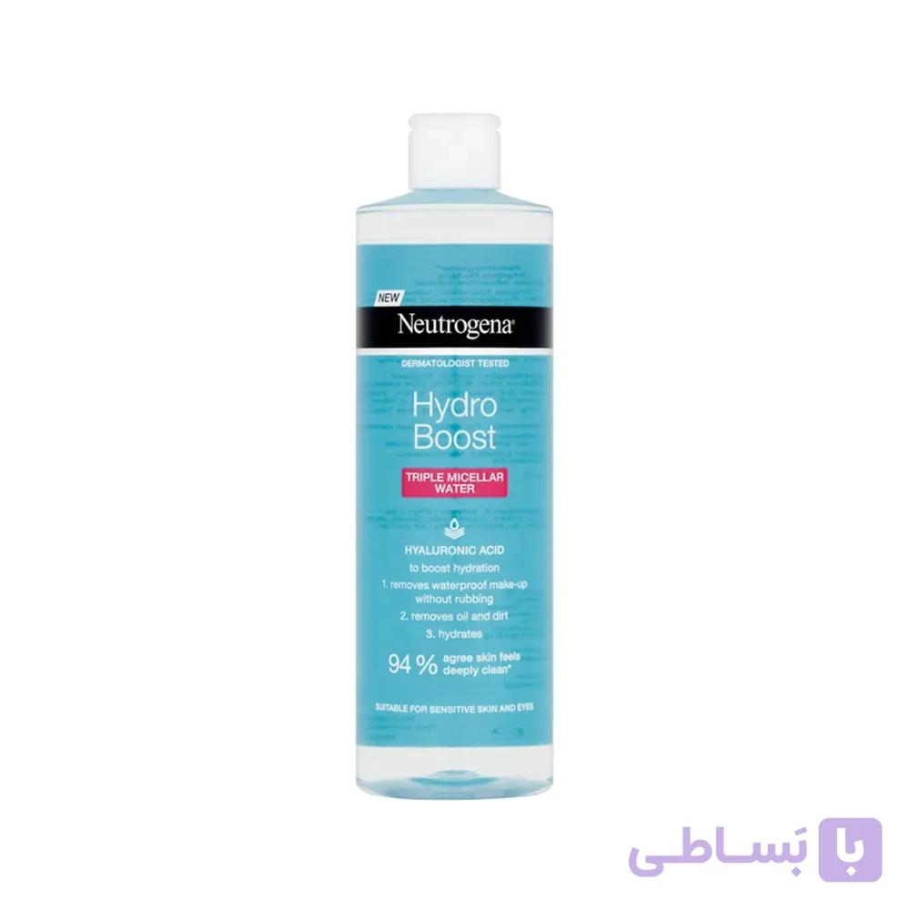میسلار واتر هیدرو بوست صورت و چشم نوتروژینا Neutrogena Hydro Boost Hyalluronic Triple Micellar Water