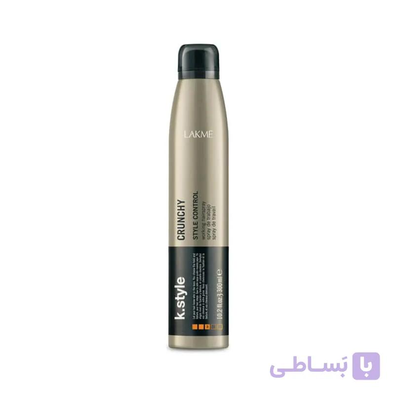 اسپری نگهدارنده مو  کرانچی لاکمه شماره 3 Lakme K. Style Crunchy Style Control Working Hairspray 300ml