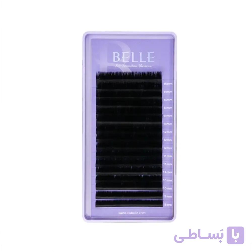 پالت مژه اکستنشن والیوم بلا BELLE تک سایز 8 ضخامت 0.07 فر D
