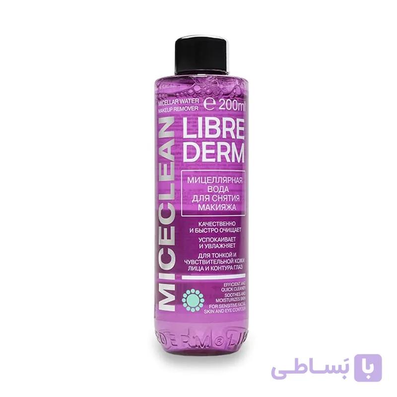 محلول پاک کننده صورت میسلار واتر میسکلین لیبریدرم (کد 45) LIBREDERM Micellar Water for Makeup Removing Miceclean 200ml