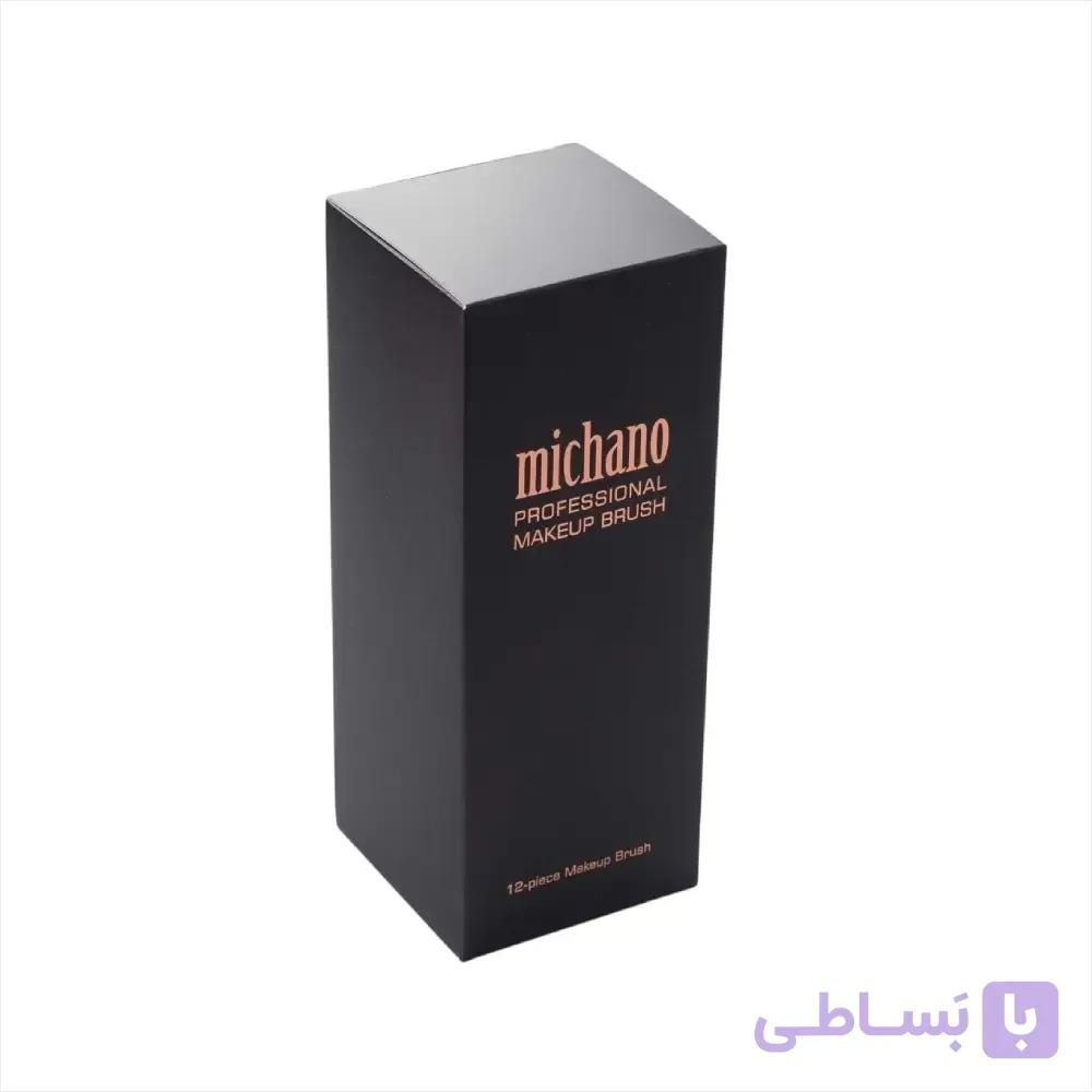ست براش آرایشی پروفشنال میچانو 12 عددی — تصویر 1