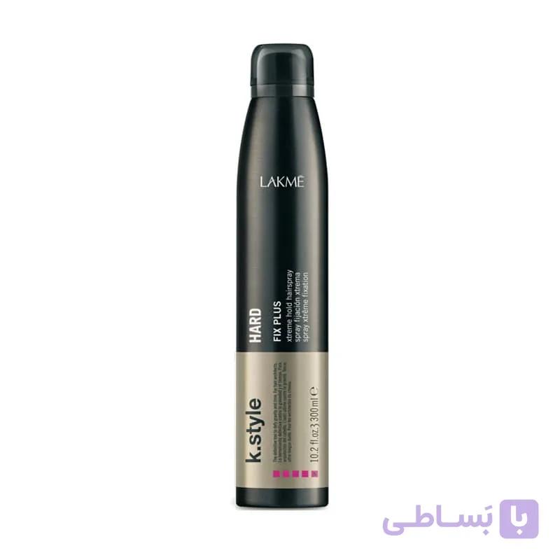اسپری مو فیکس پلاس لاکمه شماره 5 Lakme K.Style Hard Fix Plus Xtreme Hold Hairspray 300ml