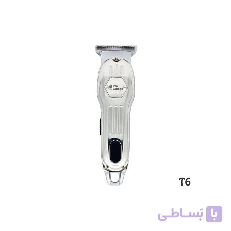 ماشین خط زن شارژی پرو اومگا Pro Omega Professional Hair Trimmer T6 — تصویر 1