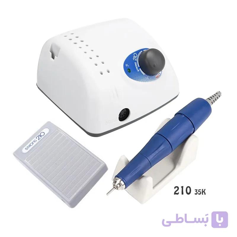 سوهان ناخن برقی (مانیکور و پدیکور) 210 استرانگ STRONG 210 Nail Drill Glazing China