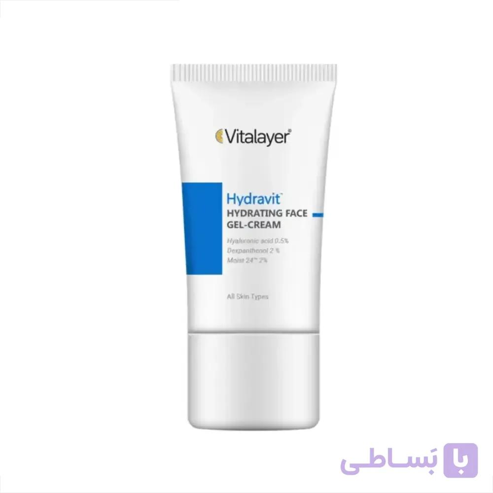 ویتالیر ژل کرم آبرسان صورت تیوپی هیدراویت 50ml — تصویر 1