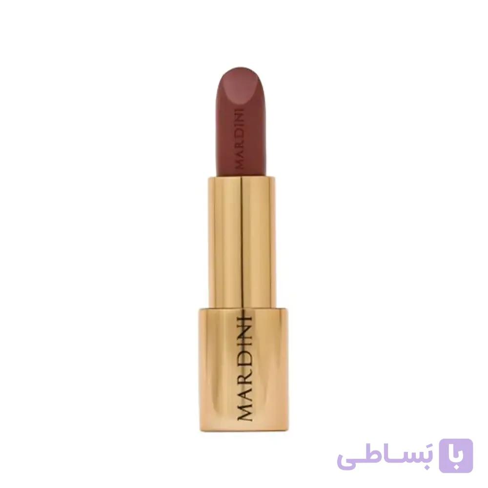 رژلب جامد مات مخملی ماردینی مدل INTENSE MATT شماره 421 رنگ SHIRAZ وزن 4.3 گرم