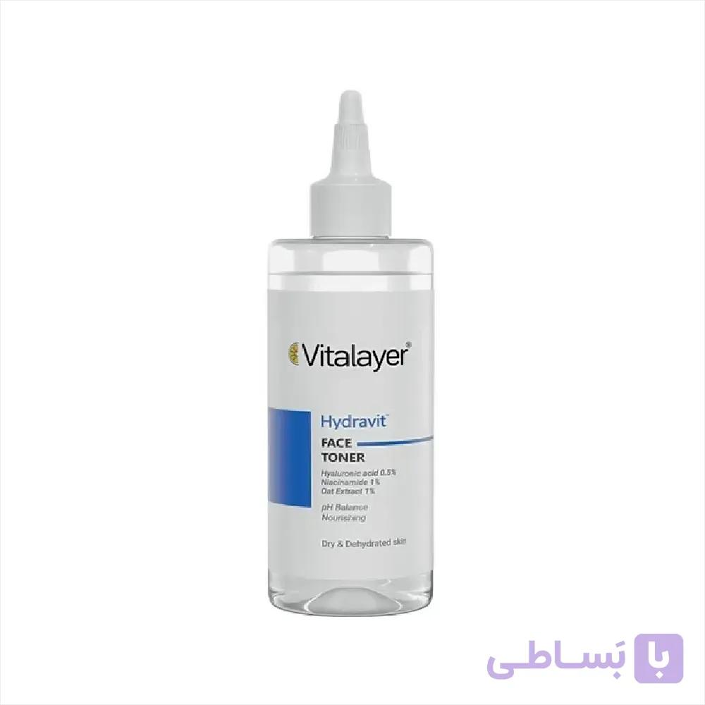 ویتالیر تونر پاک کننده پوست خشک هیدراویت 200ml