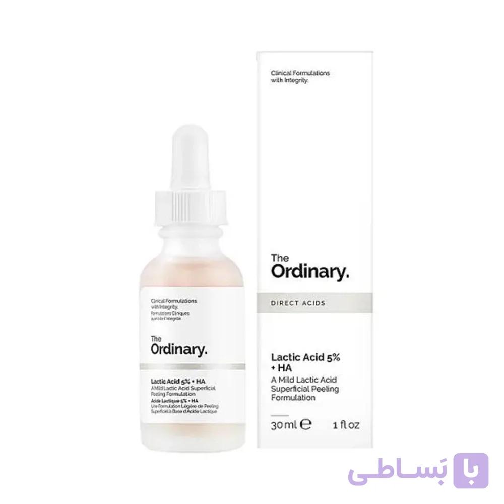 سرم لایه بردار لاکتیک اسید 5% اوردینری The Ordinary Lactic Acid 5% + HA 30ml