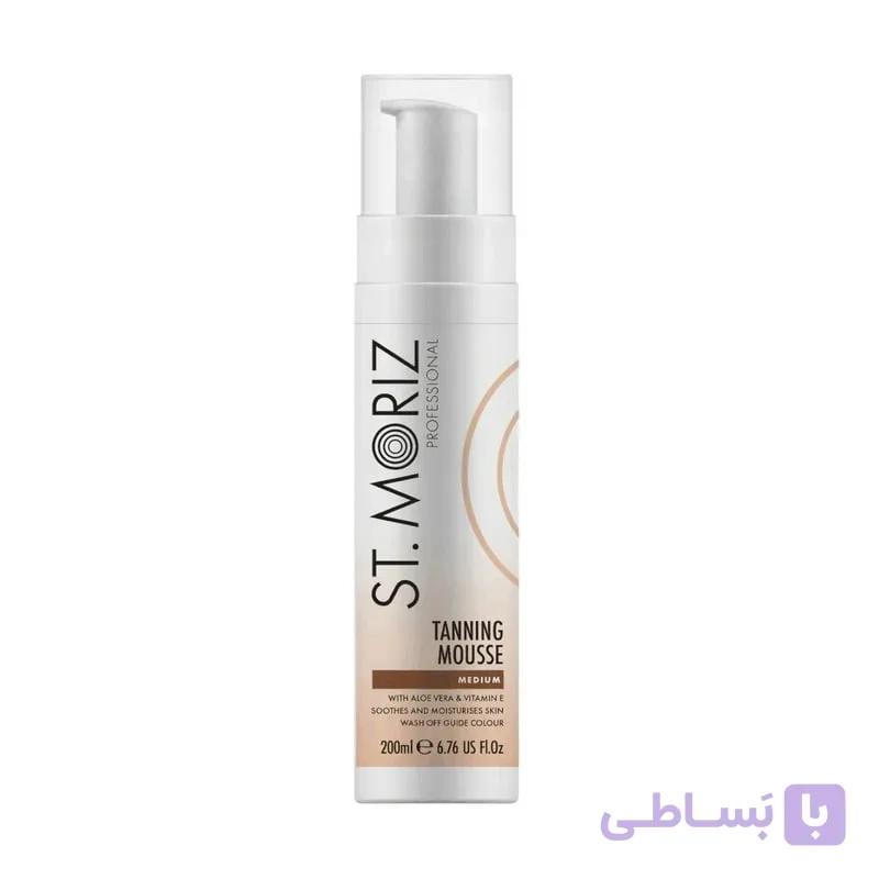 موس برنزه کننده بدن متوسط سنت موریز ST.MORIZ Professional Tanning Mousse Medium 200ml