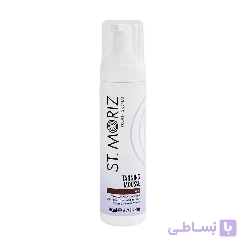 موس برنزه کننده بدن تیره سنت موریز ST.MORIZ Professional Tanning Mousse Dark 200ml
