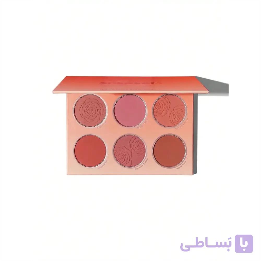 پالت رژگونه Floral Flash شیگلم 6رنگ