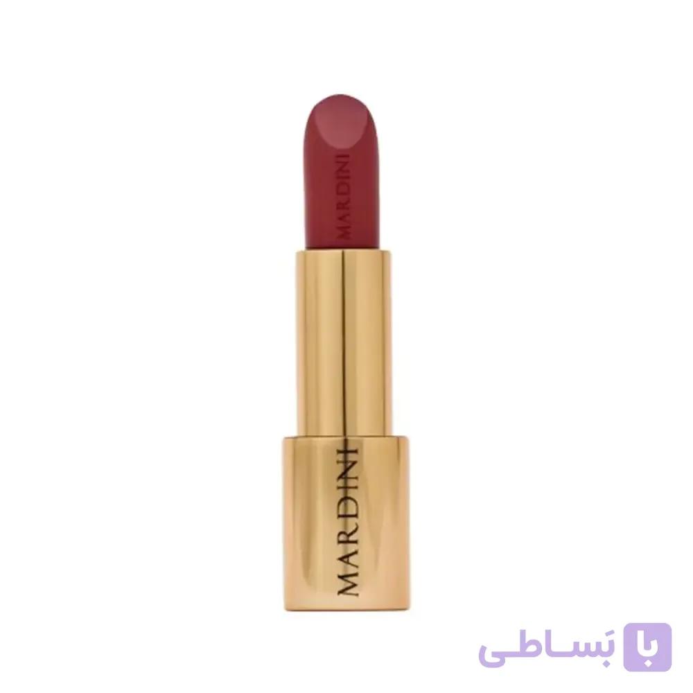 رژلب جامد مات مخملی ماردینی مدل INTENSE MATT شماره 412 رنگ BERLIN وزن 4.3 گرم