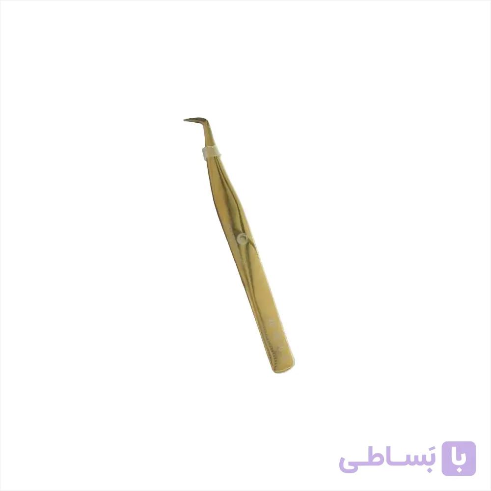 پنس مژه آبی والیوم سر کج دلوکس DVLT02