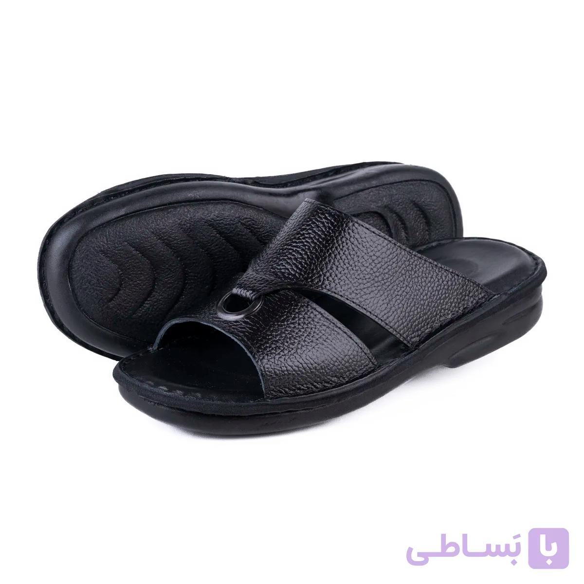 صندل چرم مردانه مدل المطراش — تصویر 1