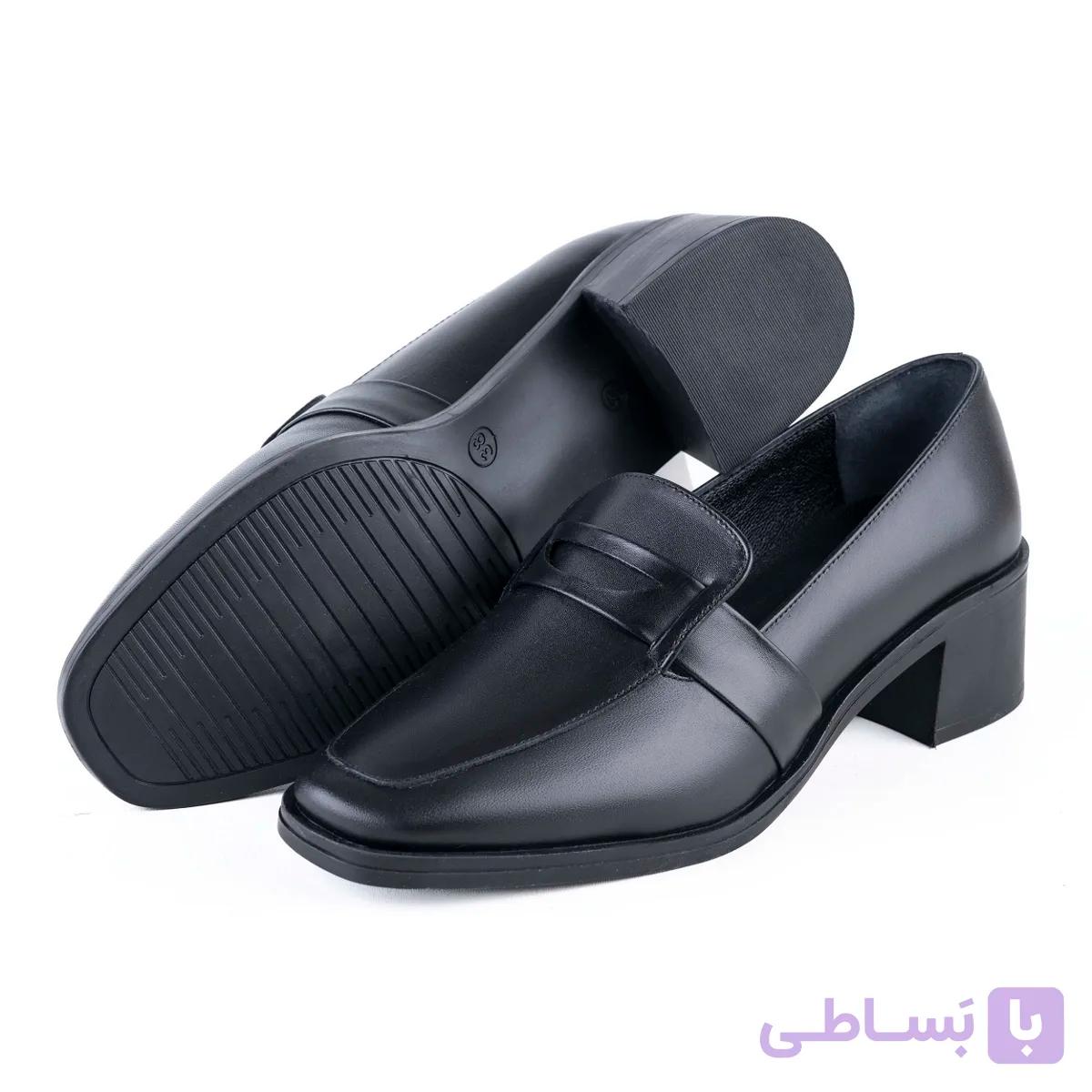 کفش چرم زنانه مدل شنل — تصویر 1