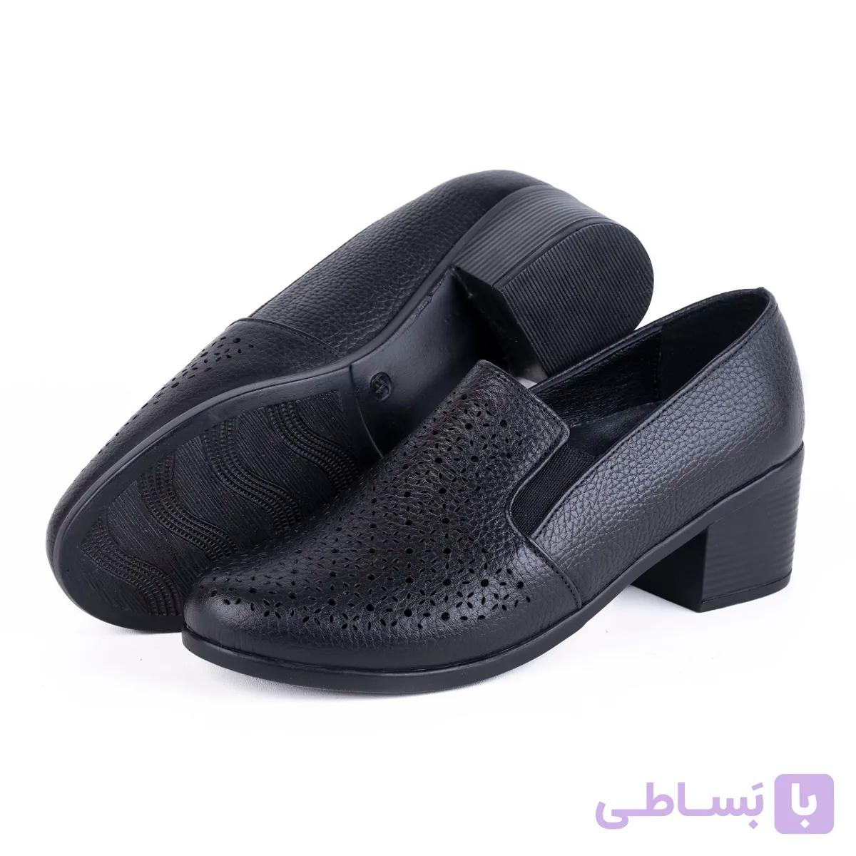 کفش چرم زنانه مدل ماریا تابستانی — تصویر 1