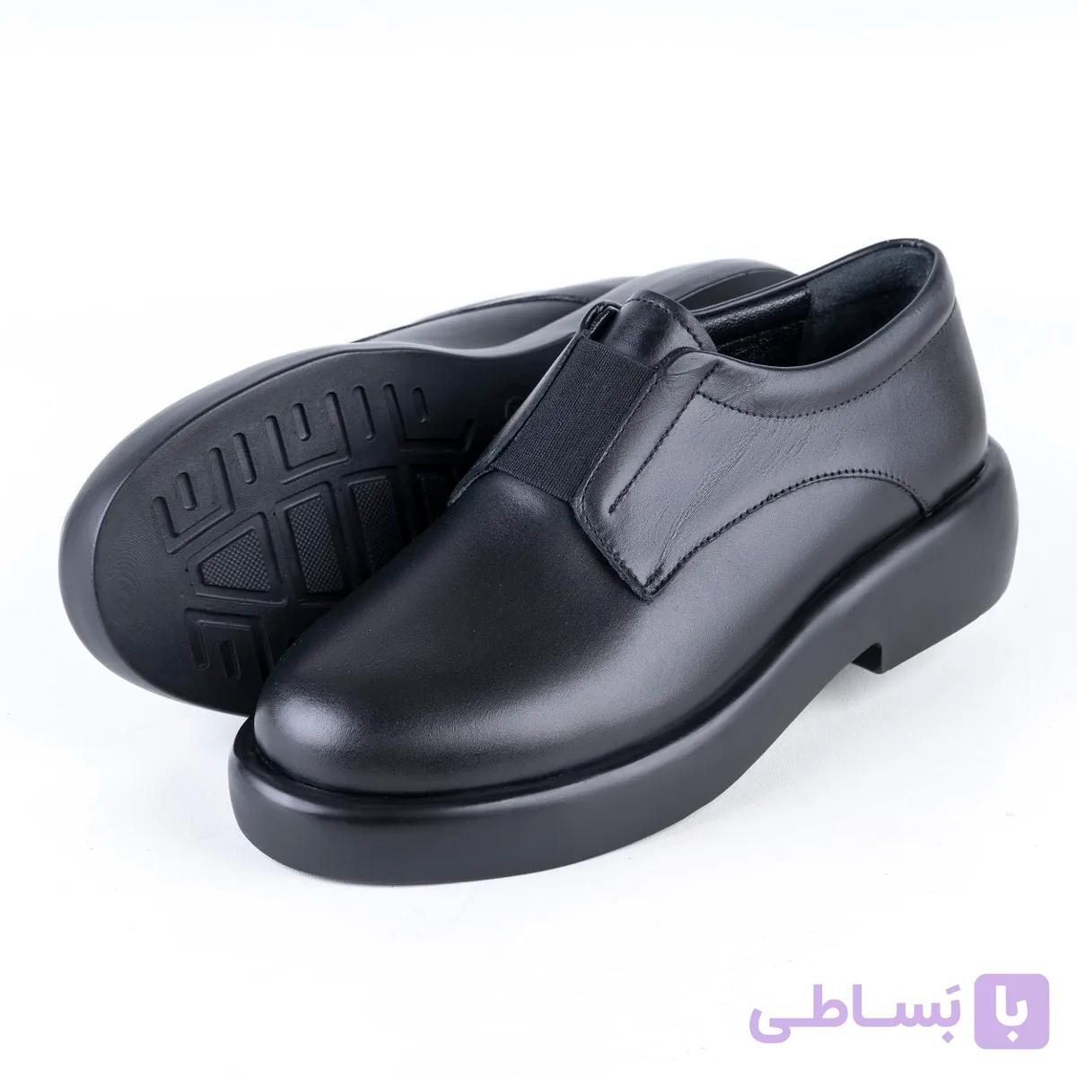 کفش چرم زنانه مدل تیارا بندی — تصویر 1