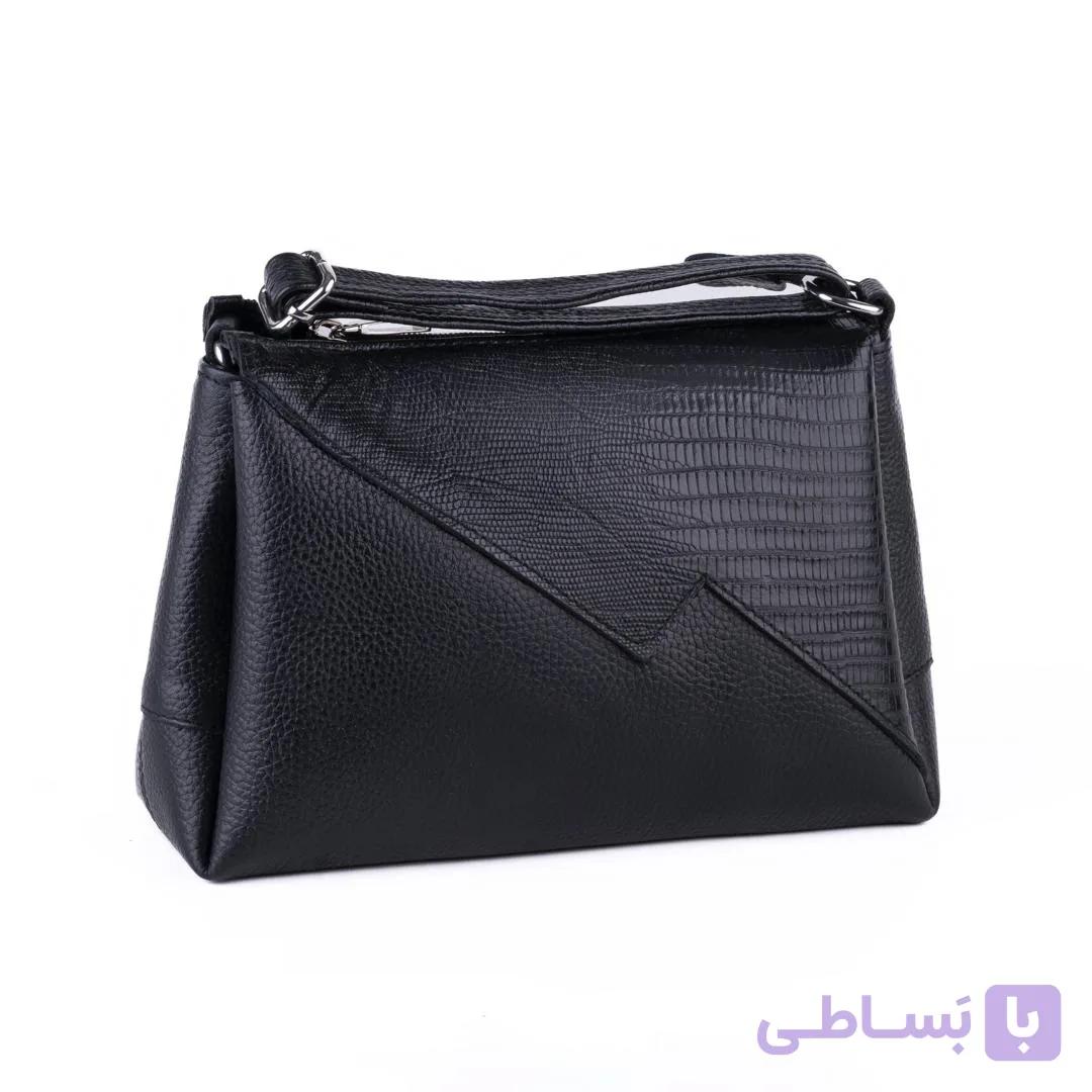 کیف چرم زنانه مدل ونیز کروکو — تصویر 1