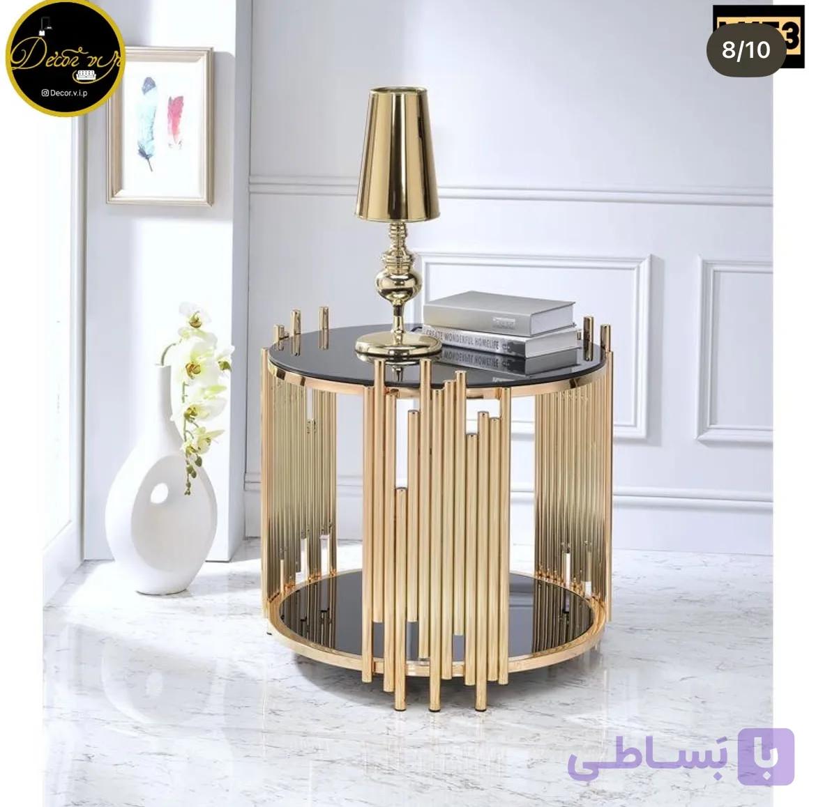 میز عسلی گرد و مربع — تصویر 1