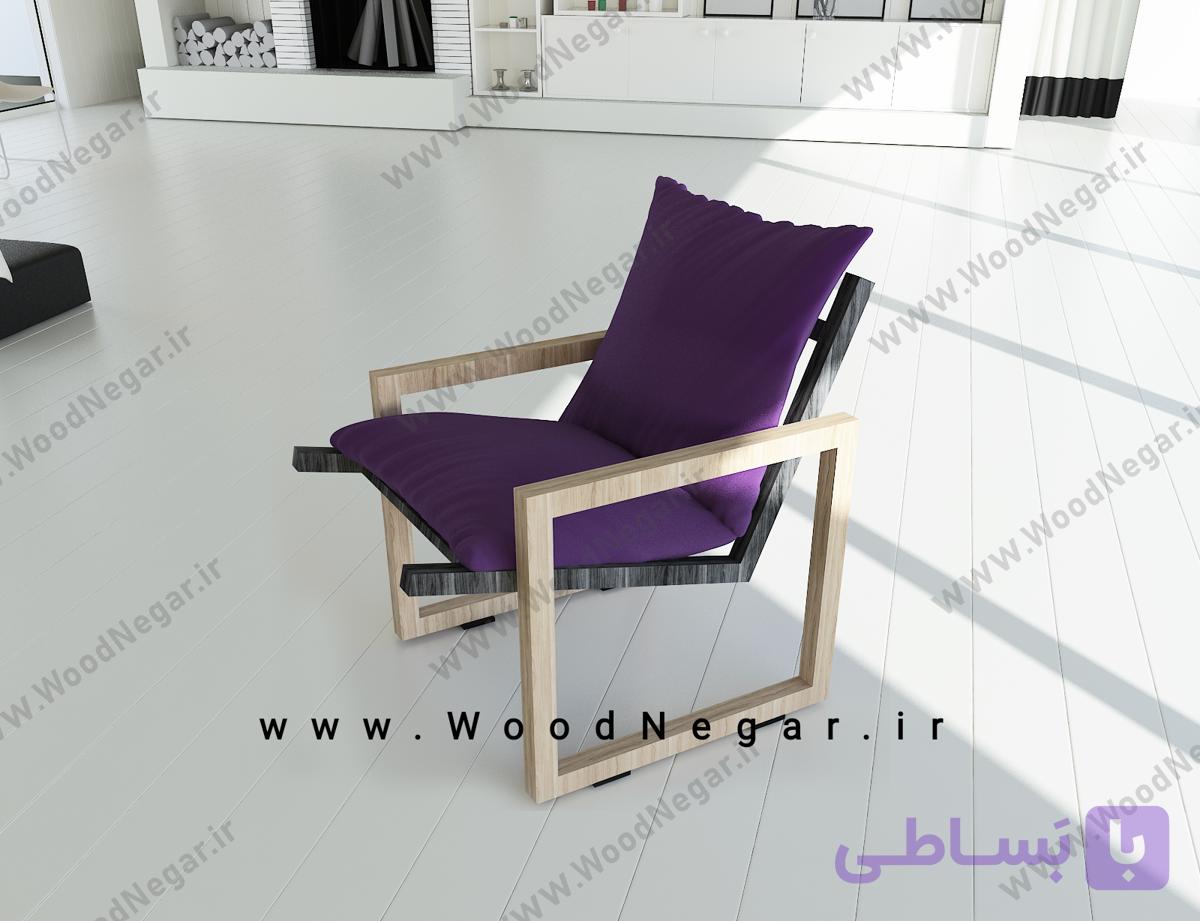 صندلی کافه ای چوبی سری Office Guest