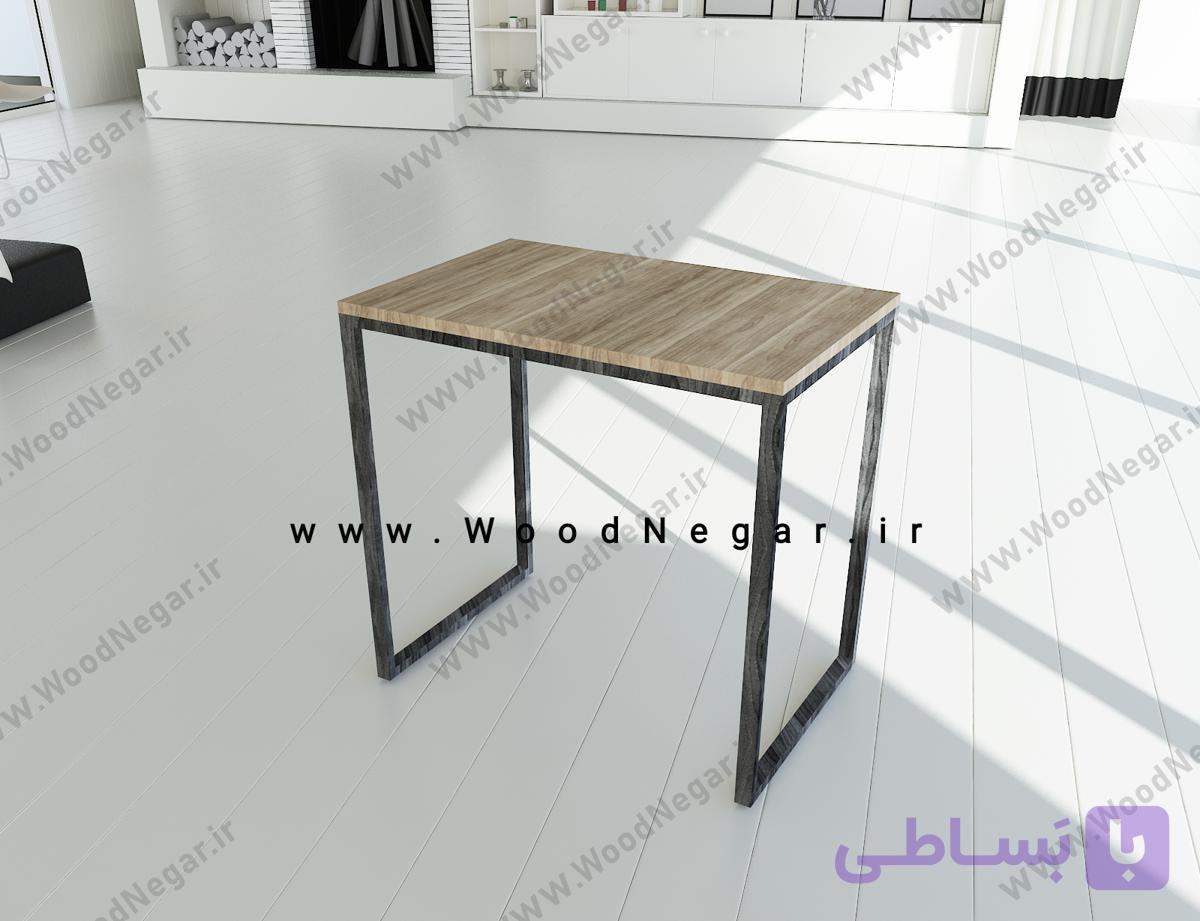 میز چوبی کافه ای و ناهارخوری چهار نفره 100در 70 سری Classic Cafe