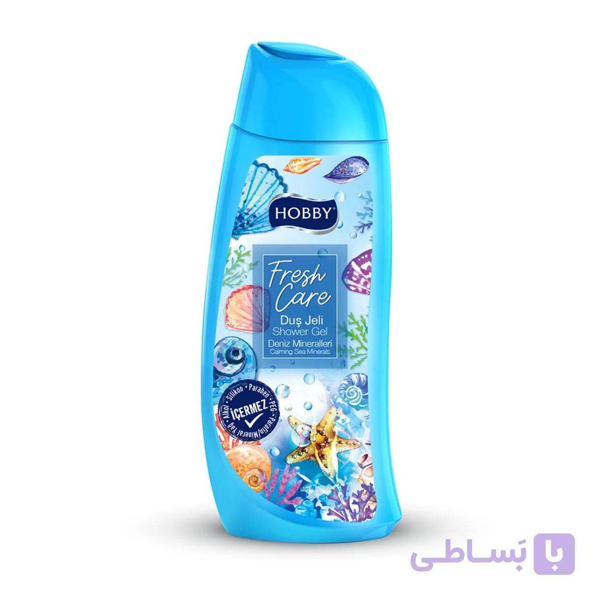 شامپو بدن هوبی HOBBY حاوی مواد معدنی دریایی حجم 500 میل — تصویر 1