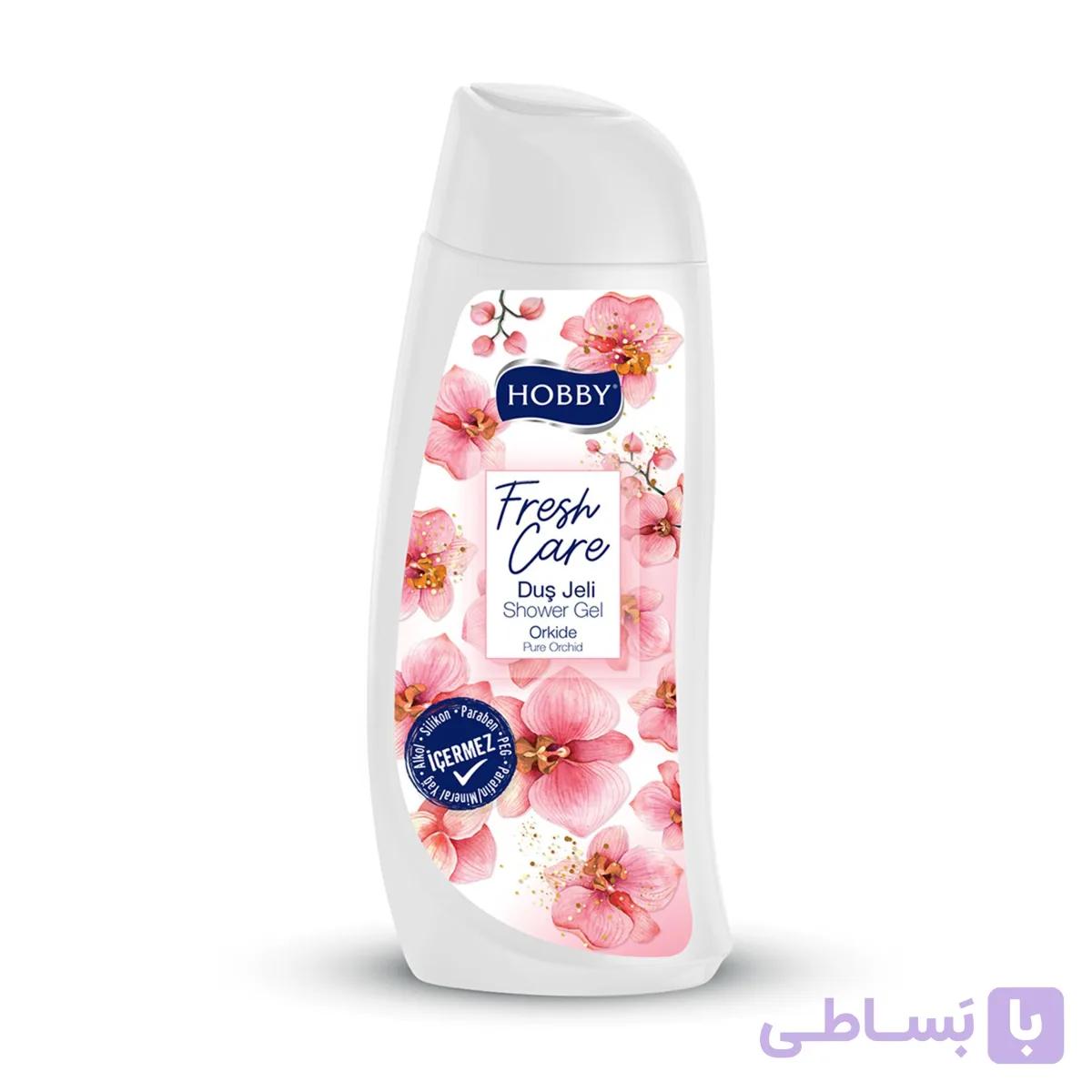 شامپو بدن هوبی HOBBY حاوی عصاره گل ارکیده حجم 500 میل