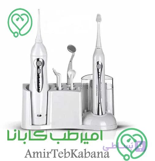 مسواک برقی و واترجت دندان واتر اسپلش 5010-Water Splash 5010 Water Jet And Electric Toothbrush Set — تصویر 1